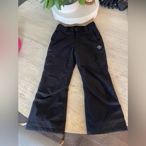 Black Descente Junior Ski/Snowboard Pants